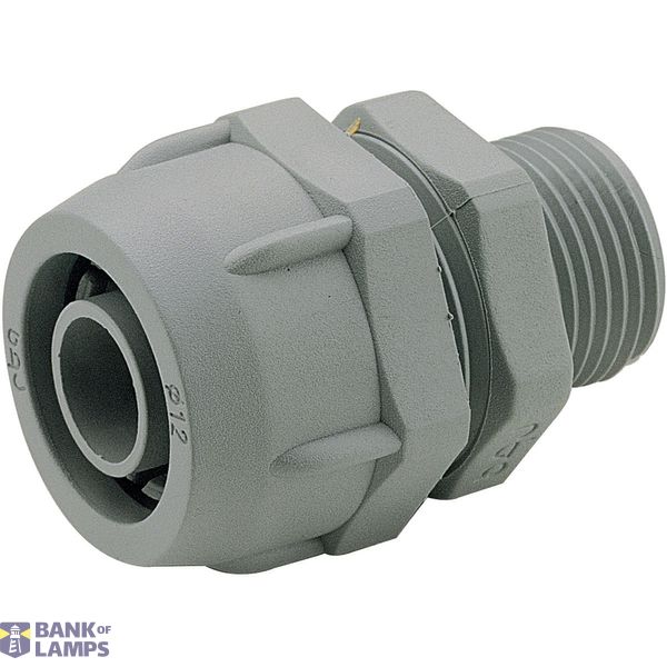 UNIVERSALE-Straight connector M40 D40 Grey RAL7001 image 2
