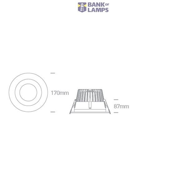 WHITE 30W CCTV IP20 60deg 230V DARK LIGHT image 2
