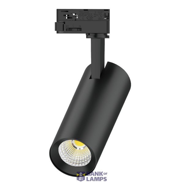 Mesa 3-Wire 1-Circuit Track-mount Spot Light 10W 38° SCT BLK image 1