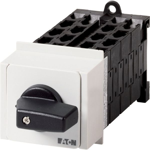 T0-8-8372/IVS Changeoverswitches, T0, 20 A, service distribution board mounting, 8 contact unit(s), Contacts: 16, 90 °, maintained, Without 0 (Off) position, 1-2, D image 3