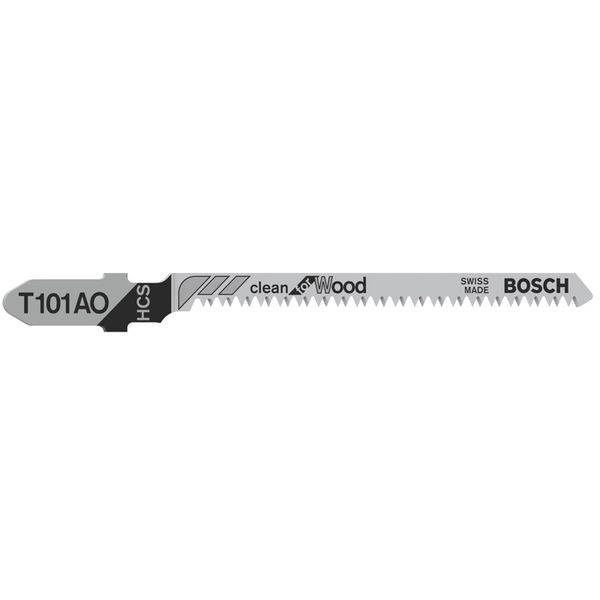Jigsaw blade T 101 AO Clean for Wood 3 pcs. image 1