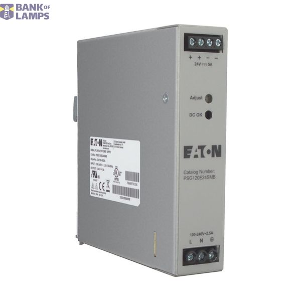 Power supply unit, Single-phase, 90 - 264 V AC / 24 V DC, 5 A, 120 W image 1