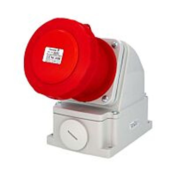 Socket 24395 63A/400V 5P IP67 wall image 1