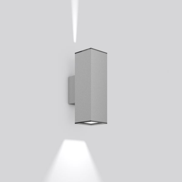 Techno, 6,2 W, 220 lm, 830, silver, on/off Wall luminaires, L 100 B 15 image 1