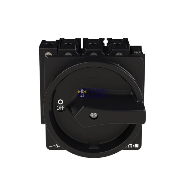 P3 Main switch, 80 A,Rear mounting, 4 pole, Form V/SVB, Black, Door co image 5