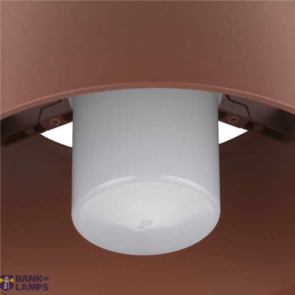 PHOTONI, ceiling-mounted light, conical, 1x max. 13W, E27, rust image 2