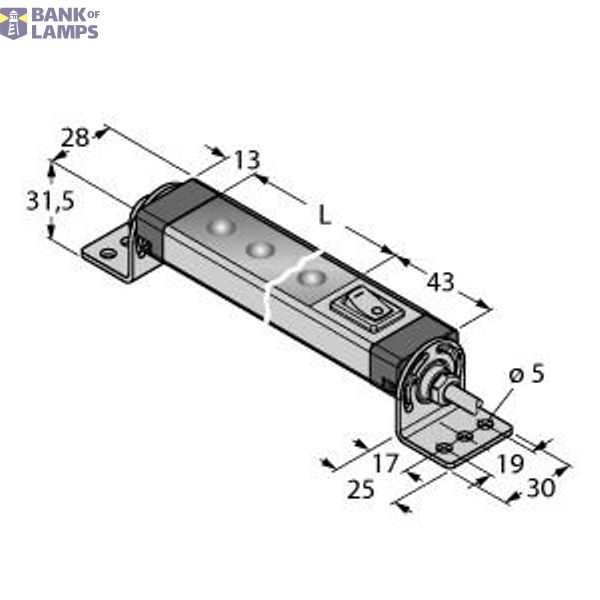 LED Linear Light In the Metal Housing   WLS28-2CW850DXPB image 1