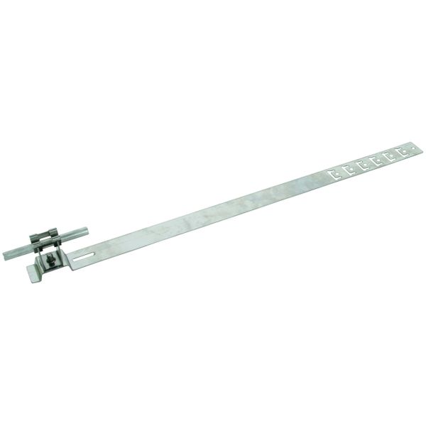 Roof conductor holder UNIgrip StSt H 20mm Rd 8mm w. embossed brace L 4 image 1