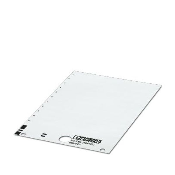 US-TML (104X10) - Marker for terminal blocks image 1