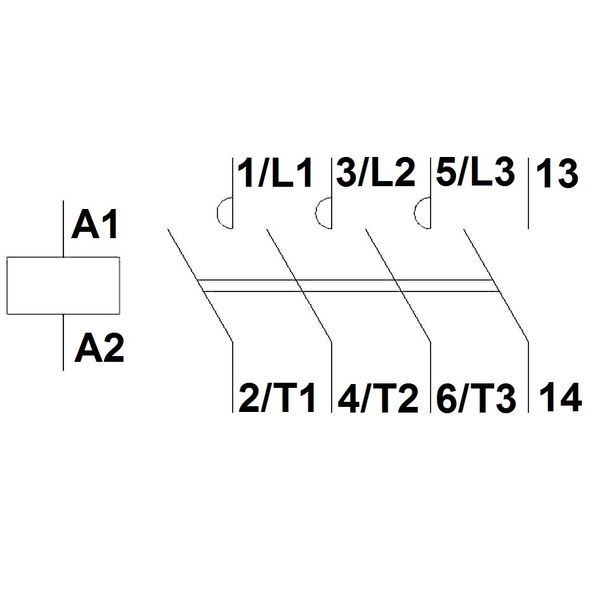Contactor 3-pole, CUBICO Mini, 2,2kW, 6A, 1NO, 230VAC image 15