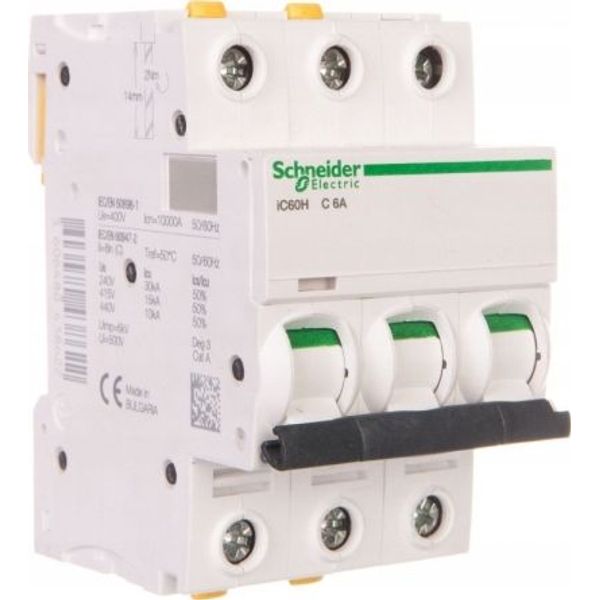 ***ACTI9 IC60H 3P 6A C MI TURE CIRCUIT BR image 1