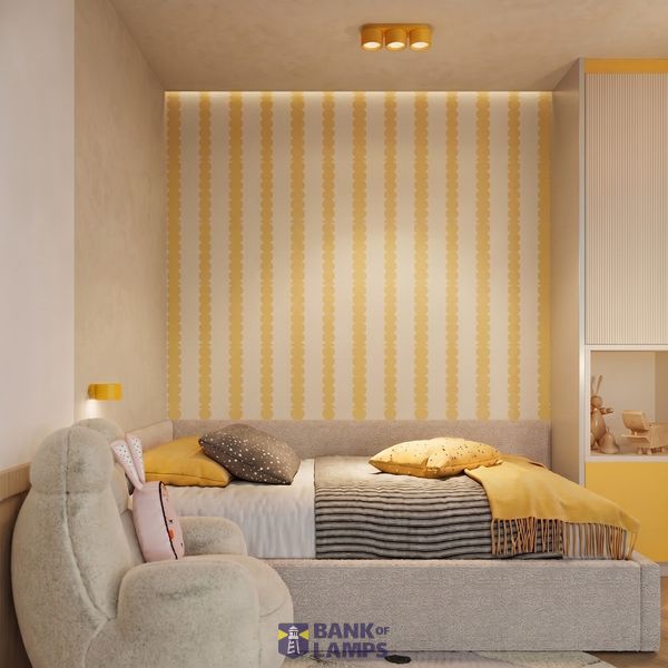 Ceiling lamp MODO 3 yellow Gx53 image 4