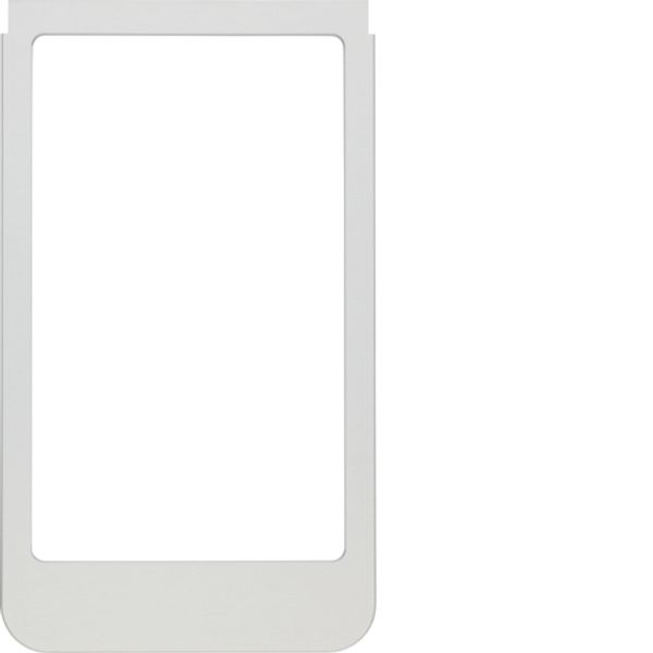 Design frame for KNX Touch Control 3.5", large opening, rounded edges, Al elox image 1