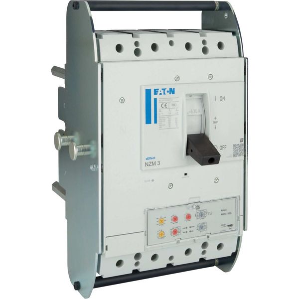 NZMH3-4-VX630-T-AVE NZM3 PXR20 circuit breaker, 630A, 4p, earth-fault protection, withdrawable unit image 15