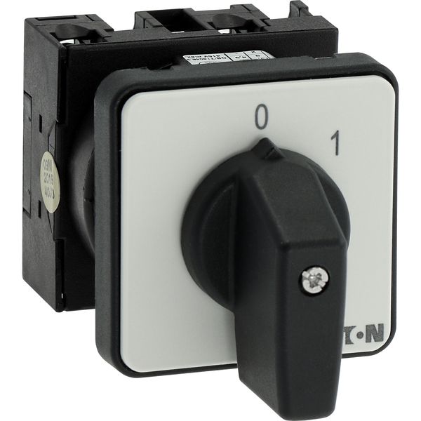 T0-1-15402/E ON-OFF switches, T0, 20 A, flush mounting, 1 contact unit(s), Contacts: 2, 45 °, maintained, With 0 (Off) position, 0-1, Design number 15402 image 29