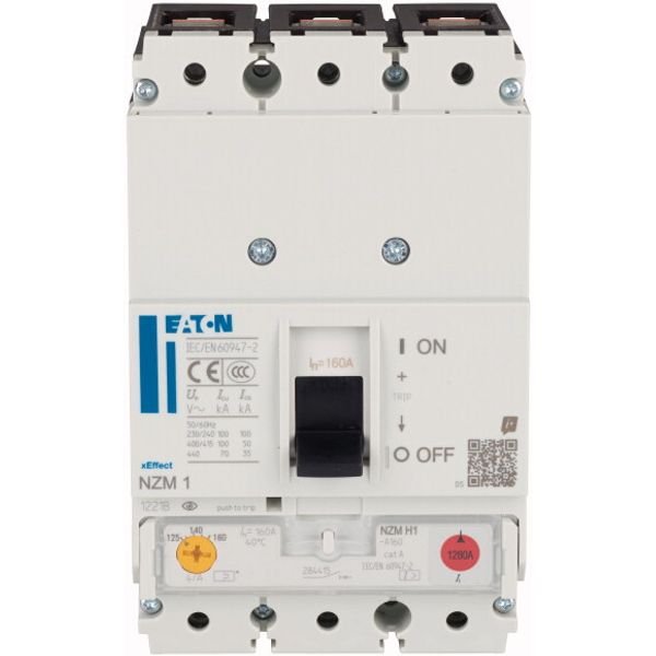 NZMH1-A160 Circuit-breaker, 3p, 160A image 2