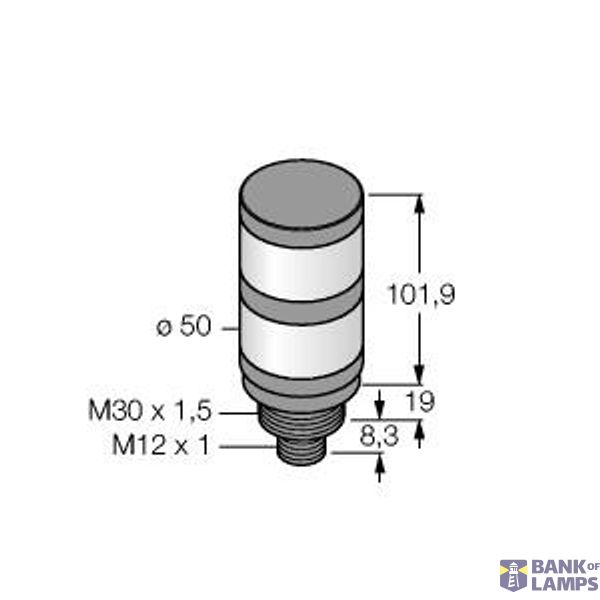LED Signal Light High-intensity Tower Light   TL50HGBQ image 1