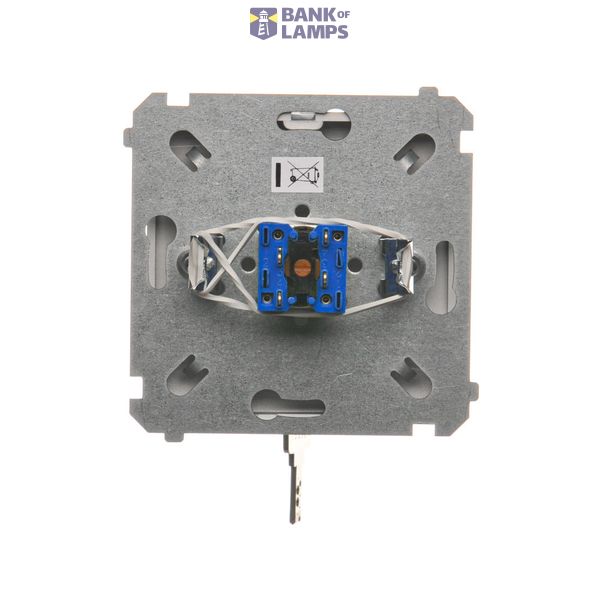 Two gang switch, (module), 16AX, Screw, white image 1