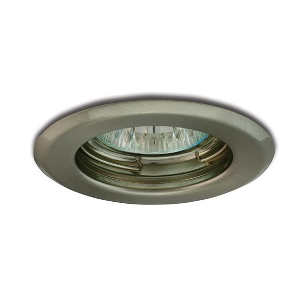 PANLUX Luminaire PPD-R50/NB 50W GU5.3 12V halogen ceiling fixed IP20 brushed stainless steel image 1