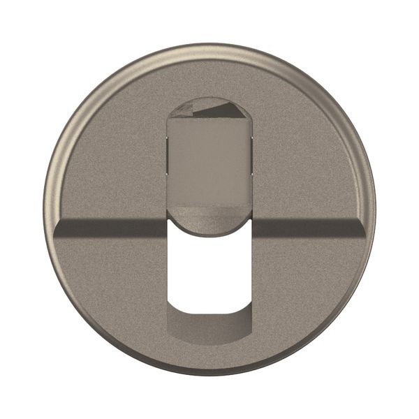 RJ45 SOCKET ROCKER TITANIUM image 4