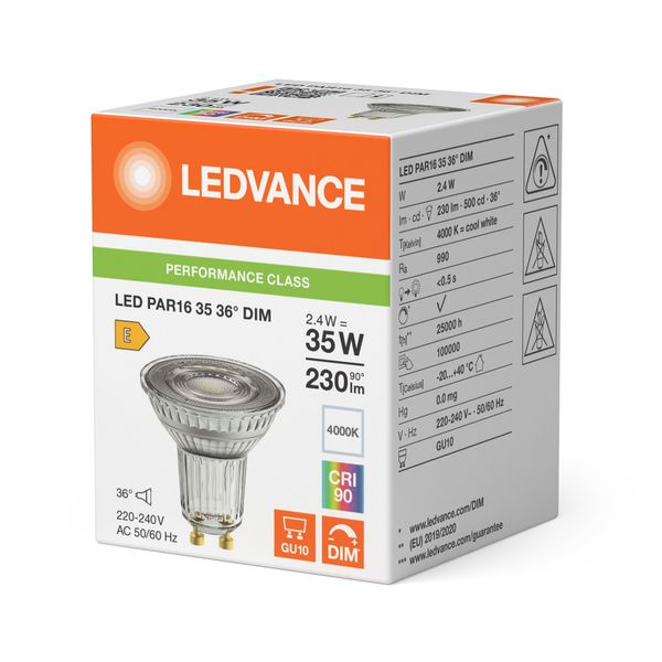 LED PAR163536 DIM 2.4W 940 GU10 P LEDV image 2