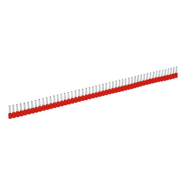 Insulated wire end ferrule, 1.0 mm², 14 mm/8 mm long, DIN 46228/4, red, ST9718 image 1
