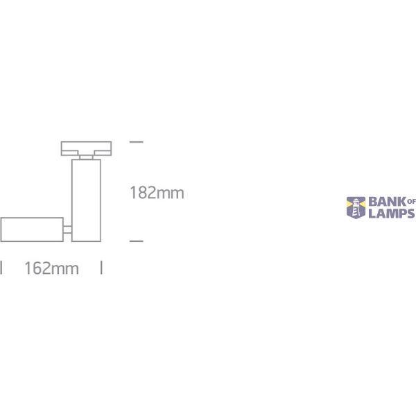 WHITE R111 GU10 50W TRACK SPOT 100-240V image 4