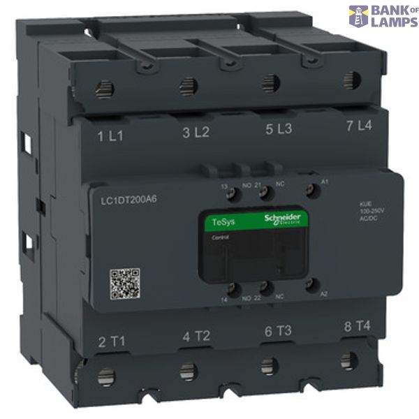 CTR Deca 200A 4P 100-250V ACDC Lug image 1
