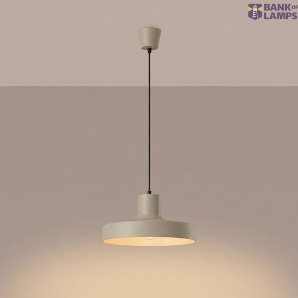 Pendant lamp BILO taupe image 9