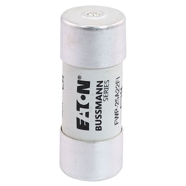 Fuse-link, high speed, 25 A, AC 700 V, 22 x 58 mm, aR, UL, with striker image 2