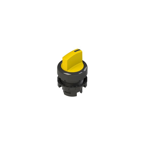 Illuminated short handle selector, 3 positions yellow with marking image 2