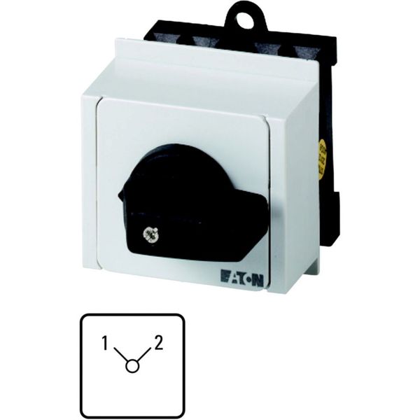 T0-3-8222/IVS Changeoverswitches, T0, 20 A, service distribution board mounting, 3 contact unit(s), Contacts: 6, 90 °, maintained, Without 0 (Off) position, 1-2, De image 6