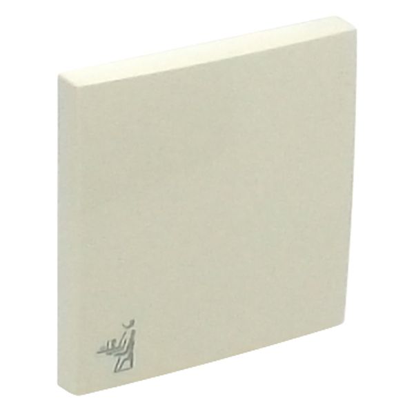 ROCKER F/SWITCHES W/MAID SYMBOL IVORY image 2