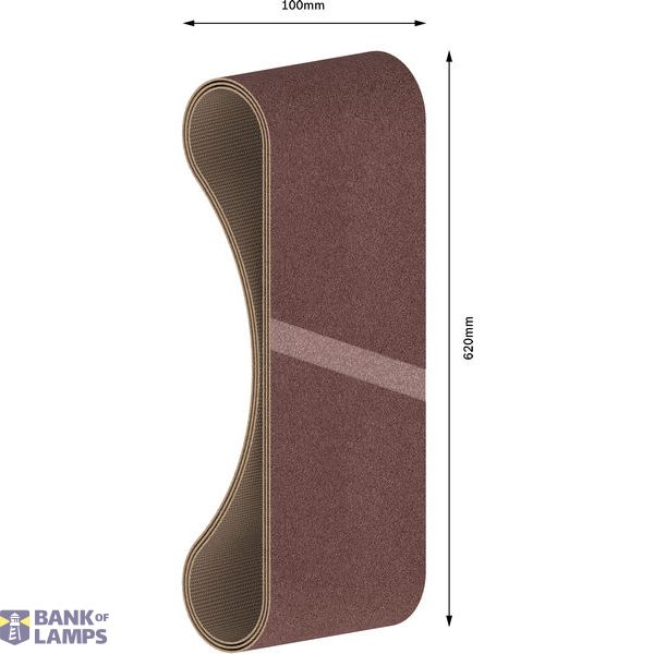 3-piece X440 sanding belt set 100 x 620 mm, 220 image 2