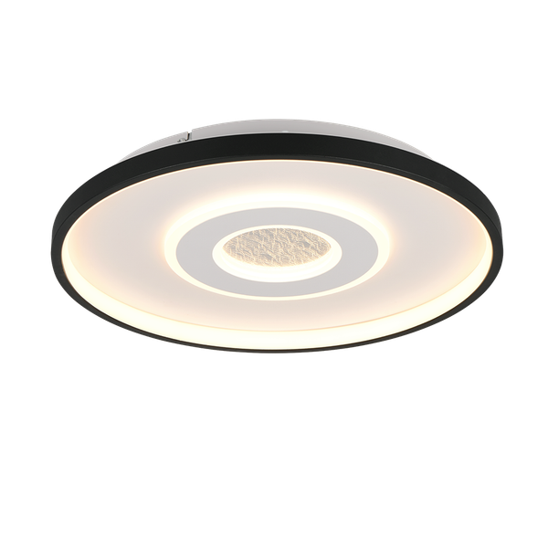 Nazar LED ceiling lamp 40 cm matt white/matt black image 1