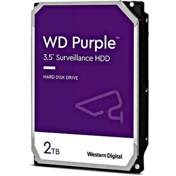 WD Purple Hard Disk 3.5", 2TB SATA3 5400 64MB image 1