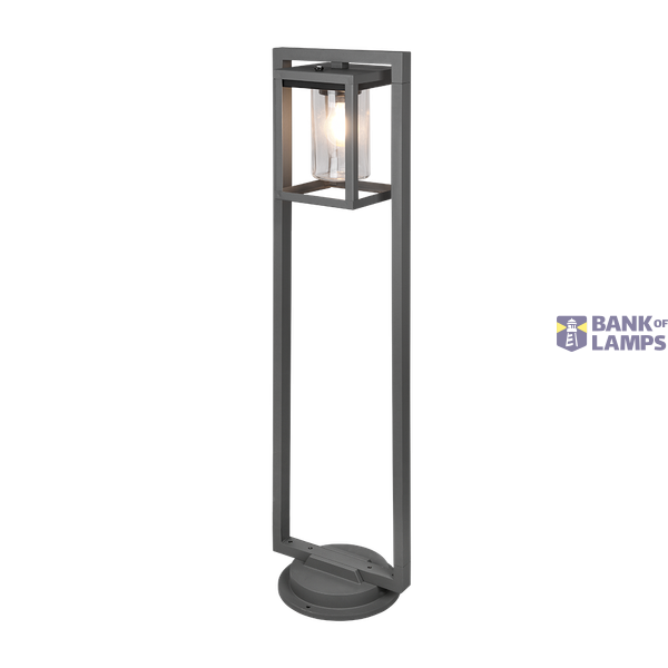 Lunga pole 100 cm E27 anthracite dusk sensor image 1