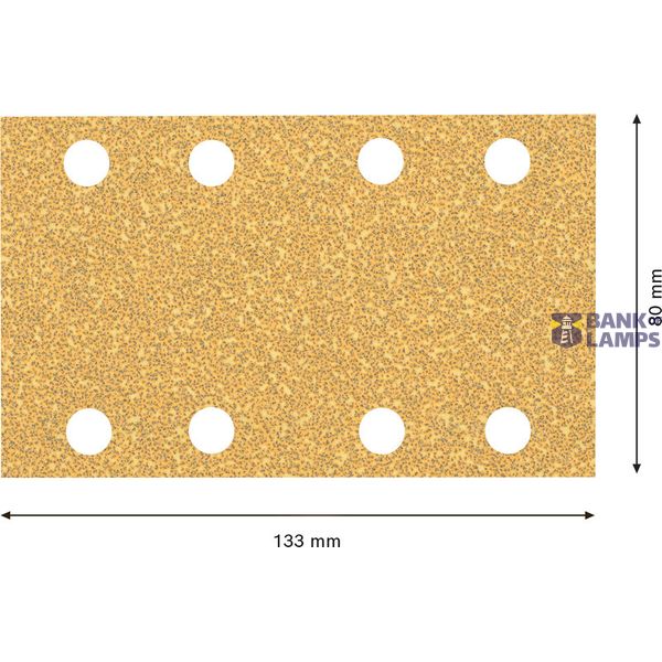 EXPERT C470 Sandpaper 80 x 133 mm, G 40, 50-pc image 2