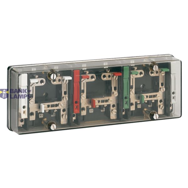 3-phase + neutral 3 CT connection, input/output rear connection cables image 1