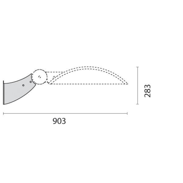 KYRO AO398-96 KYRO1 WALL BRACKET image 2