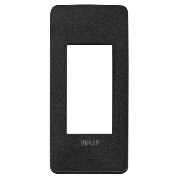 PlanaUp 1M panel cover plate, matt black image 1