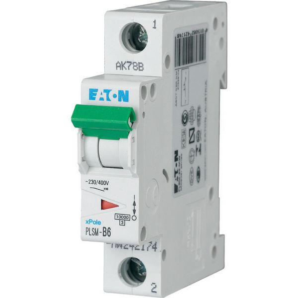 Miniature circuit breaker (MCB), 6 A, 1p, characteristic: C image 8