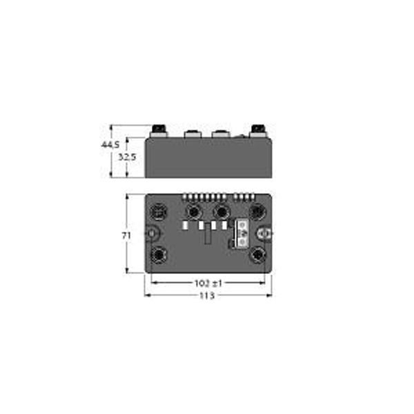 BL compact veldbus station voor PROFIBUS-DP, interface voor de aanslui image 1