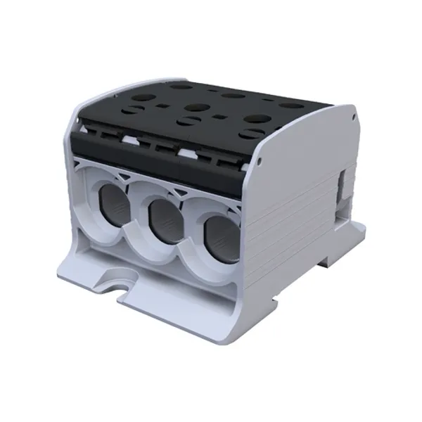 STB 95-3 Rail-mounted terminal block Al/Cu 87560 SIMBLOCK black image 3