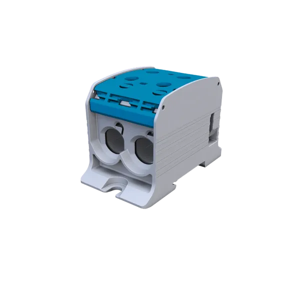 STB 95-2 Rail-mounted terminal block Al/Cu 87520 SIMBLOCK blue image 1