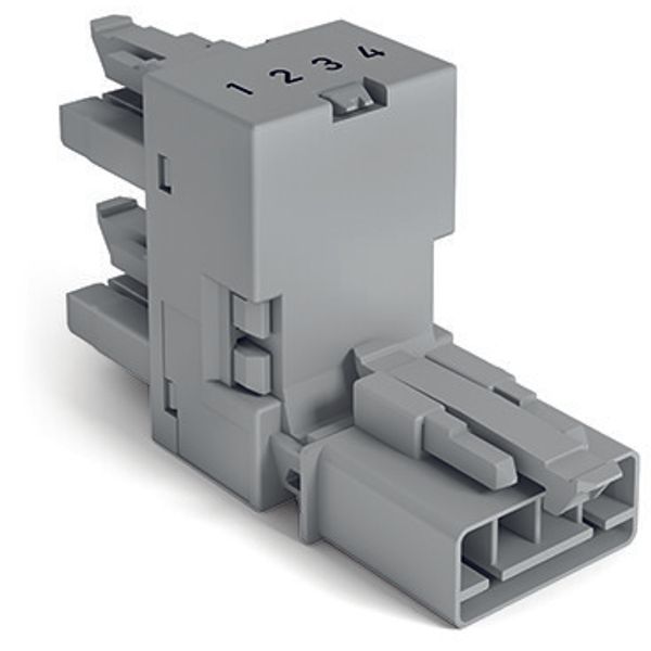 h-distribution connector 4-pole Cod. B light green image 4
