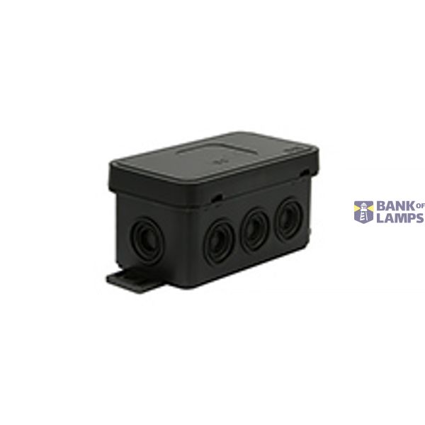 Puszka n/t 80x45x41 IP54 8-wl V8 czarna image 1