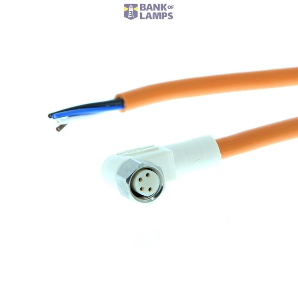 Sensor cable, M8 right-angle socket (female), 4-poles, PVC washdown re AA019164B image 2