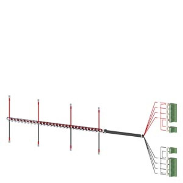 Accessory for 3KC8 power supply cable for upper connection 4-pole image 2