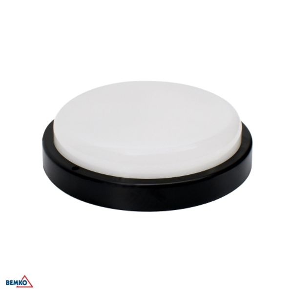 LED CEILING LAMP KANLO CIRCLE 18W 4000K 1750LM IP54 BLACK image 1